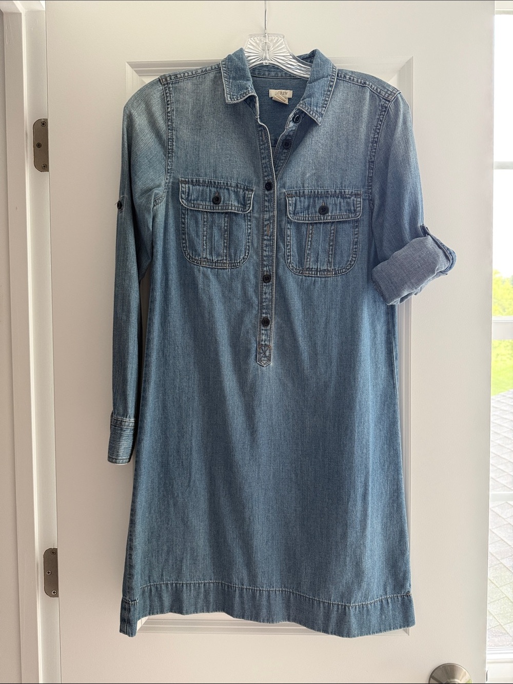 J. Crew Denim Shirt Dress
